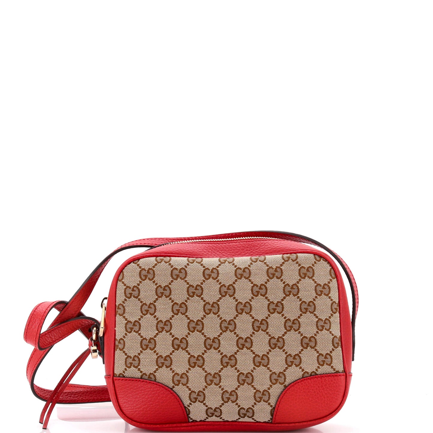 Gucci Bree Disco Crossbody Bag GG Canvas with Leather Mini