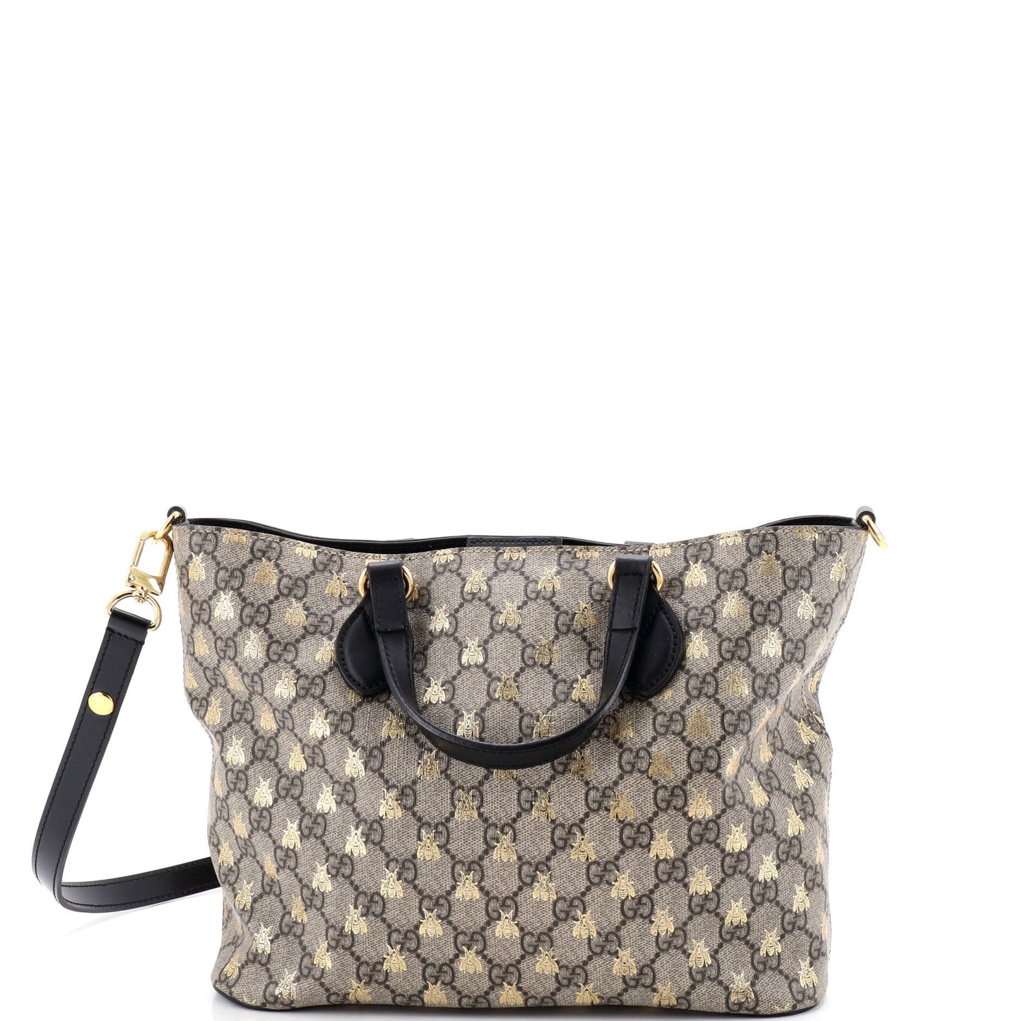 Gucci Convertible Soft Tote Printed GG Coated Canvas Small