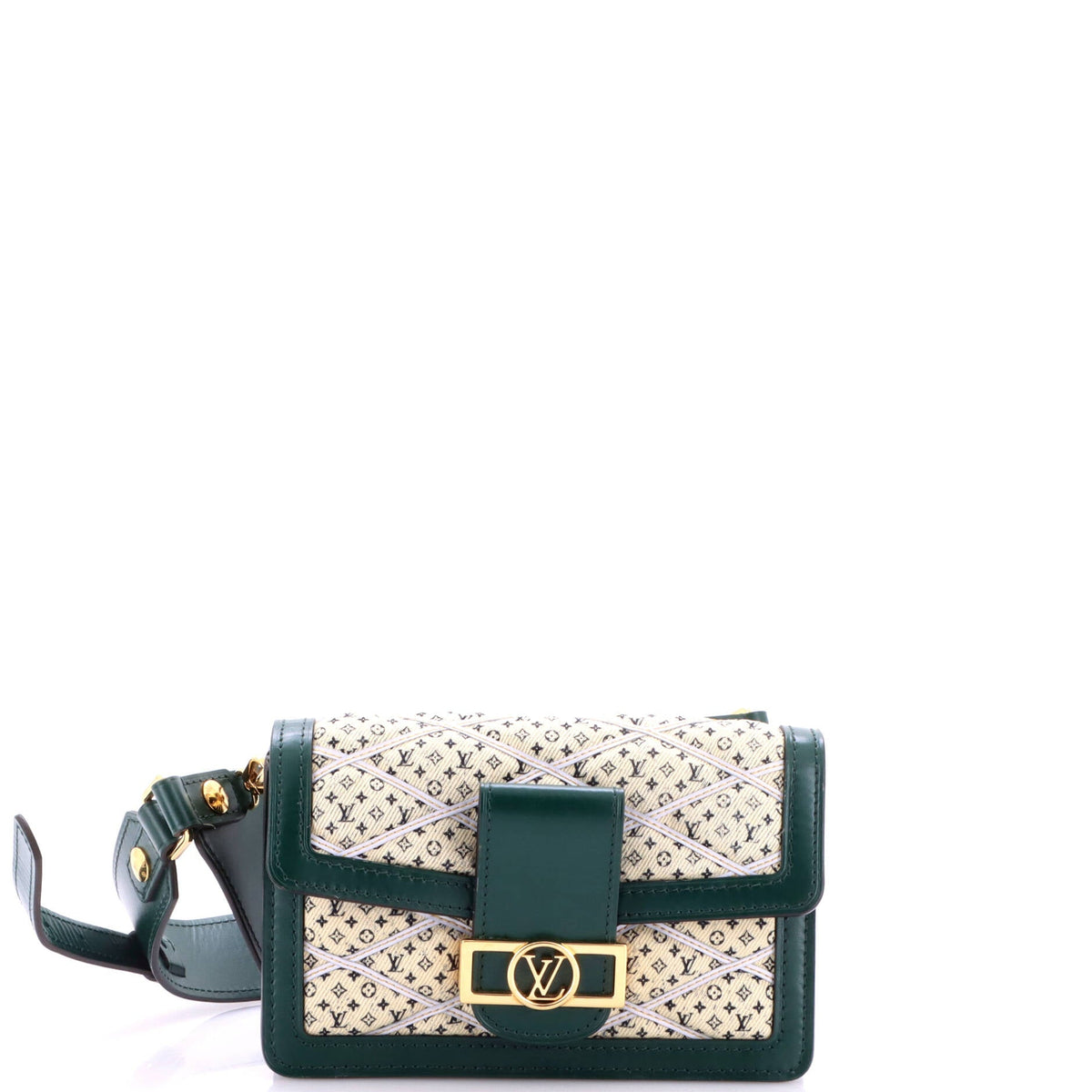 Louis Vuitton Dauphine Bumbag Malletage Monogram Denim