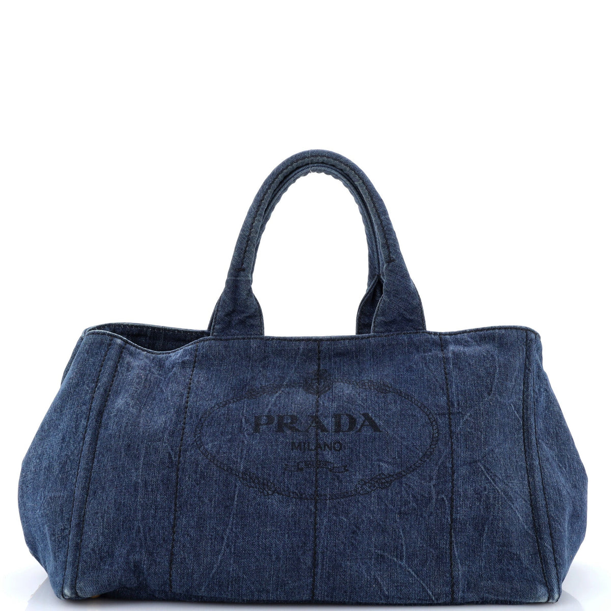 Prada Canapa Tote Denim Large