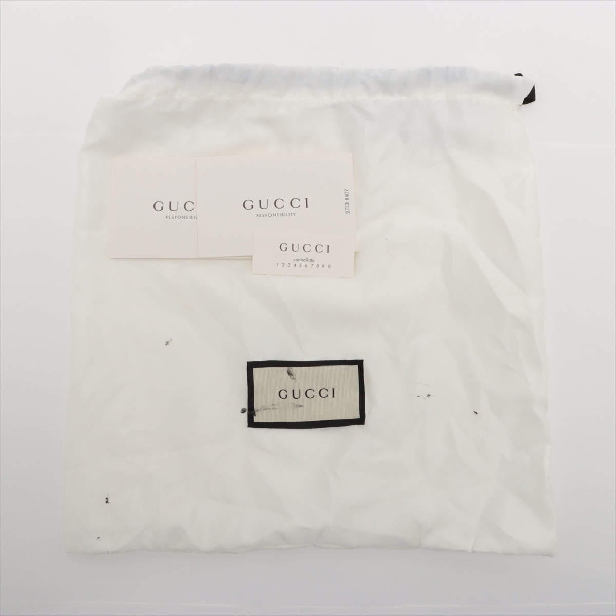 Gucci Interlocking G Leather Chain Shoulder Bag Blue 510304