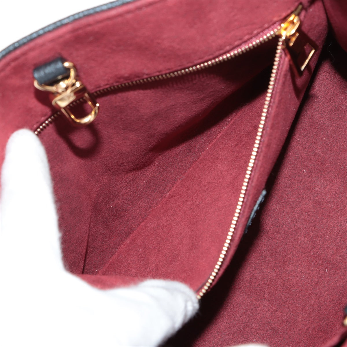 Louis Vuitton bicolor monogram empreinte On the Go PM M45659