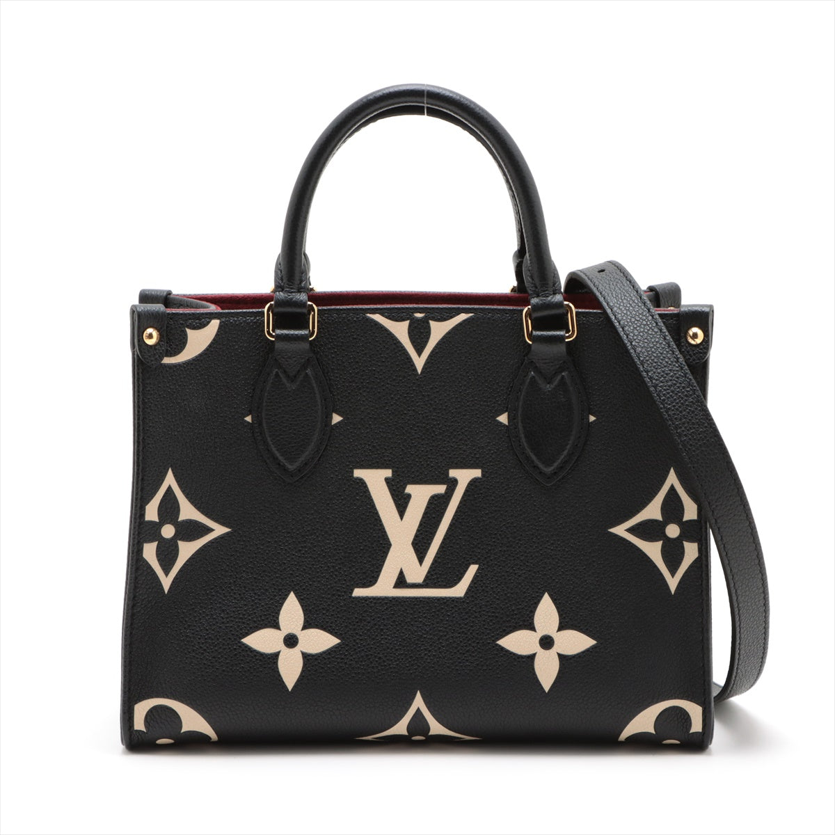 Louis Vuitton bicolor monogram empreinte On the Go PM M45659