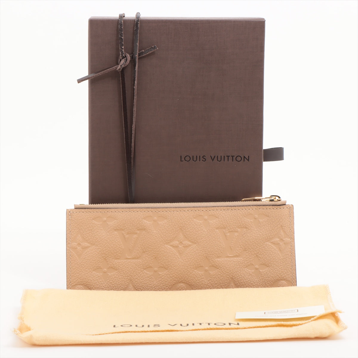 Louis Vuitton Empreinte Portofeuille Clemence Dune Zip Round Wallet