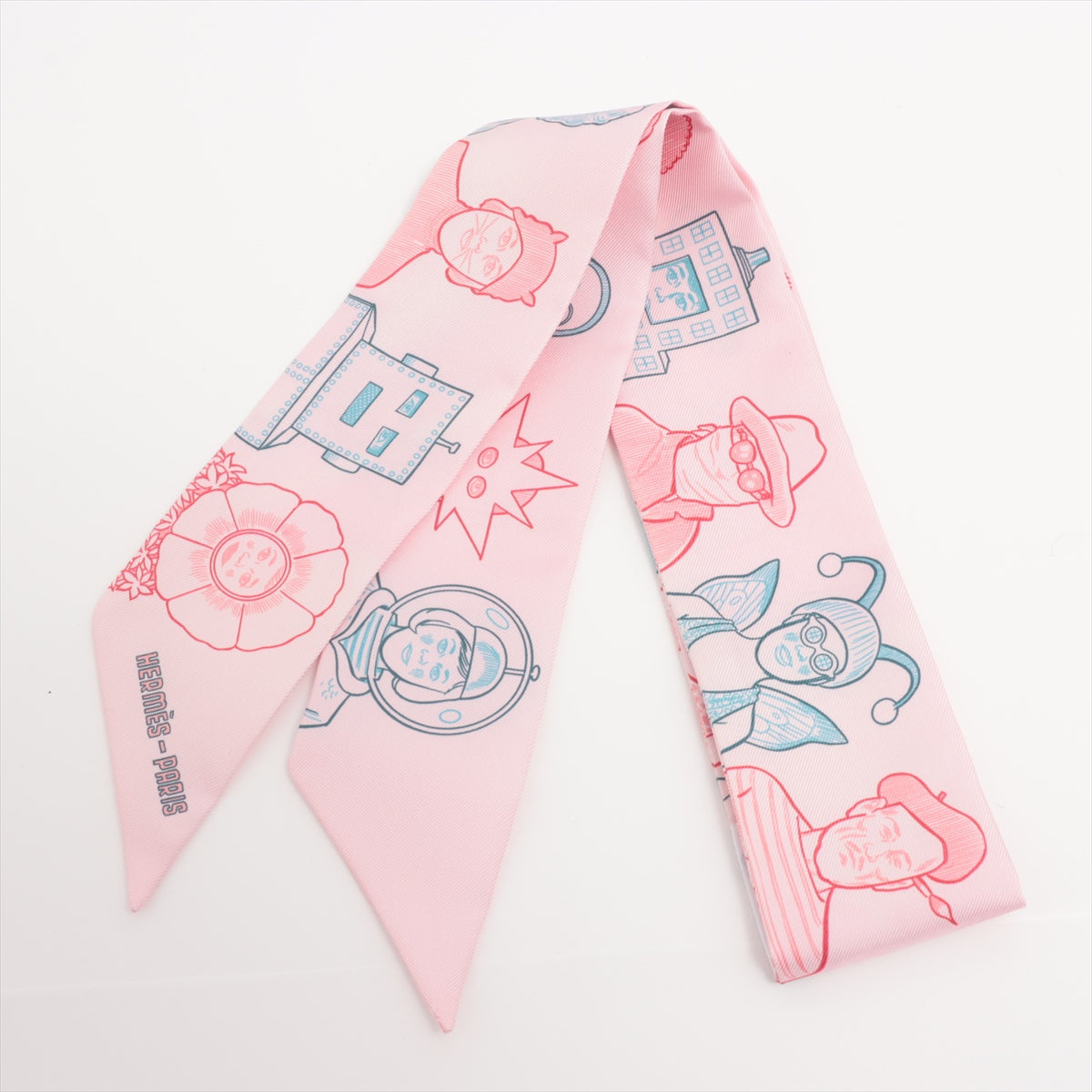 Hermès Twilly DRESS CODE Hermès dress code Scarf Silk Pink
