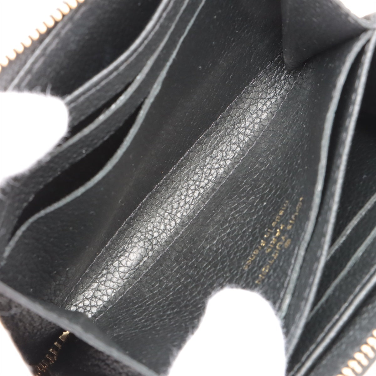 Louis Vuitton monogram empreinte Zippy Coin Purse Noir Coin purse