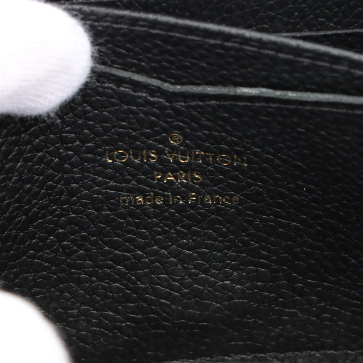 Louis Vuitton monogram empreinte Zippy Coin Purse Noir Coin purse