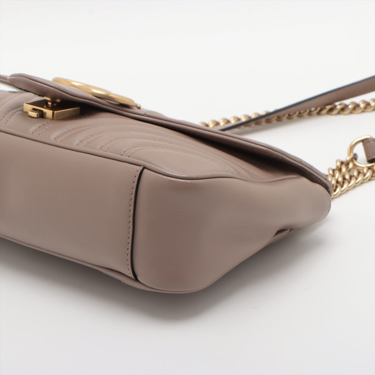 Gucci GG Marmont Leather Chain Shoulder Bag