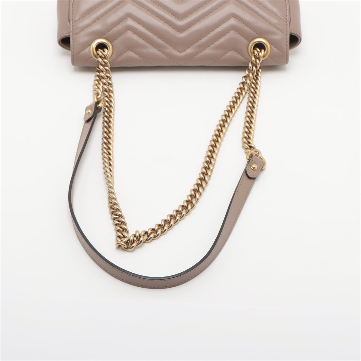 Gucci GG Marmont Leather Chain Shoulder Bag