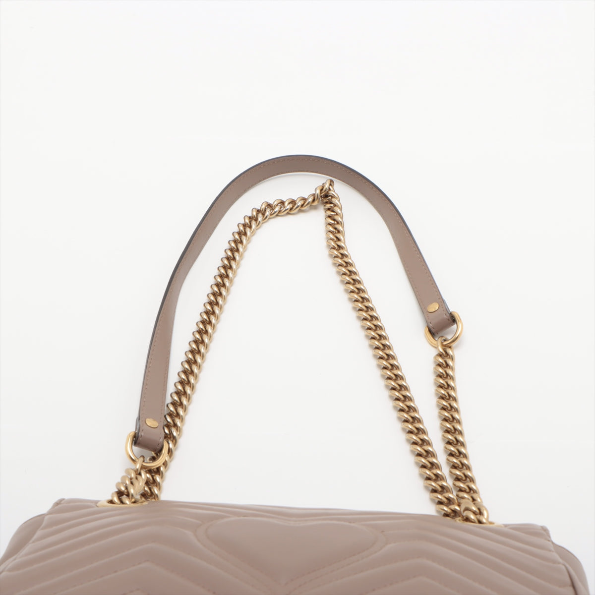 Gucci GG Marmont Leather Chain Shoulder Bag