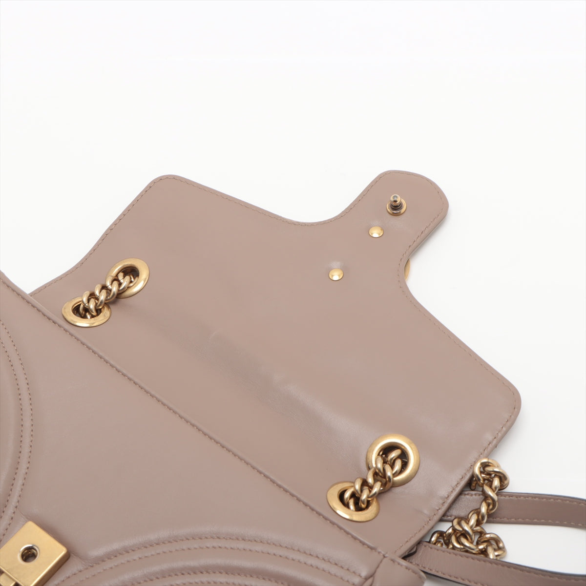 Gucci GG Marmont Leather Chain Shoulder Bag