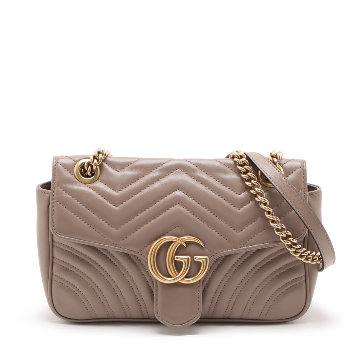 Gucci GG Marmont Leather Chain Shoulder Bag