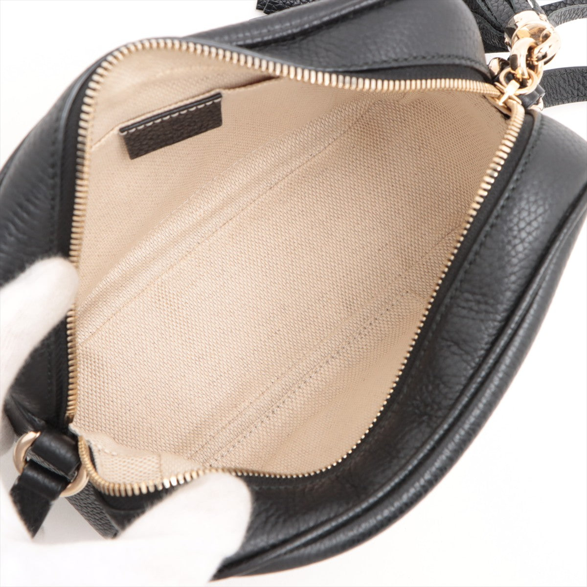Gucci Soho Leather Shoulder bag Black