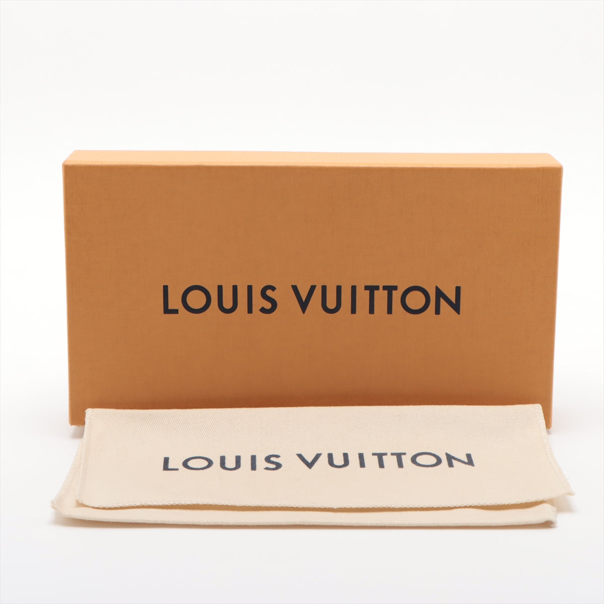 Louis Vuitton Taurillon LV vertical wallet M81330 Noir Long Wallet