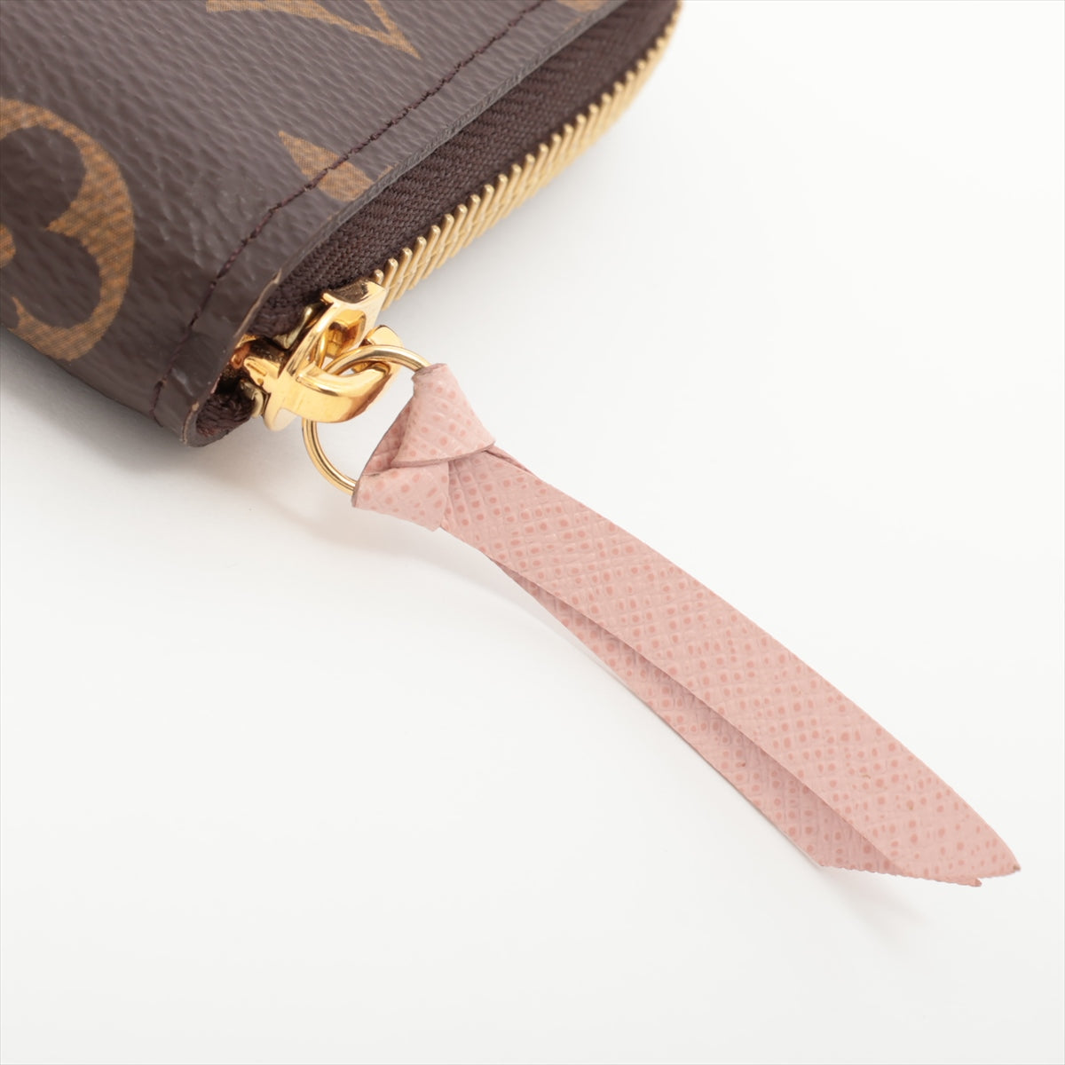 Louis Vuitton Monogram Portofeuille Clemence M60742 Fuschia Zip Round Wallet