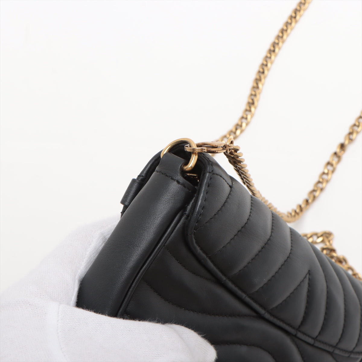 Louis Vuitton New Wave pochette chain M63929 TJ4198