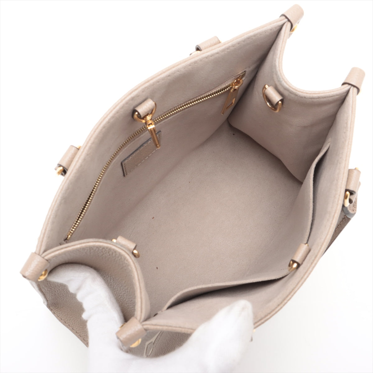 Louis Vuitton bicolor monogram empreinte On the Go PM M45779