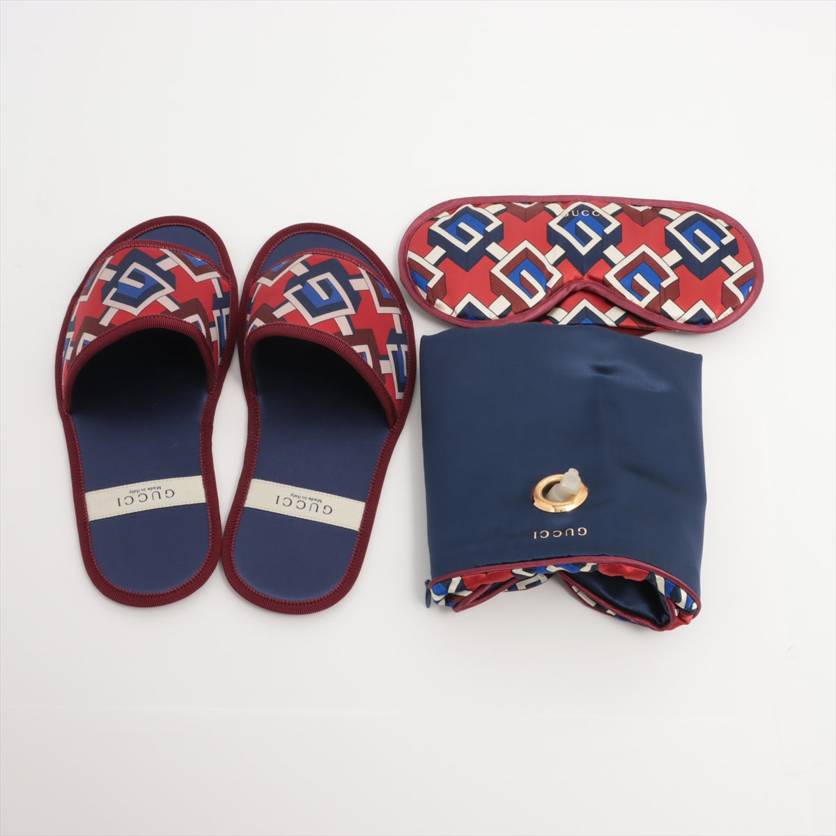 Gucci geometric G travel set S