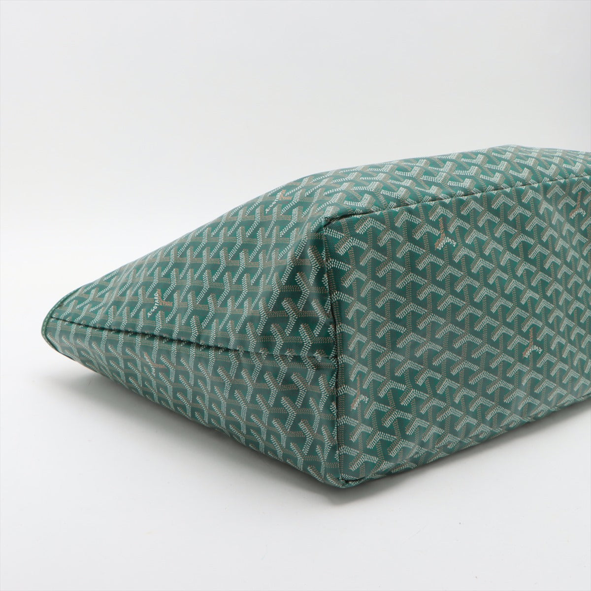 Goyard Saint Louis GM PVC & leather Tote bag Green