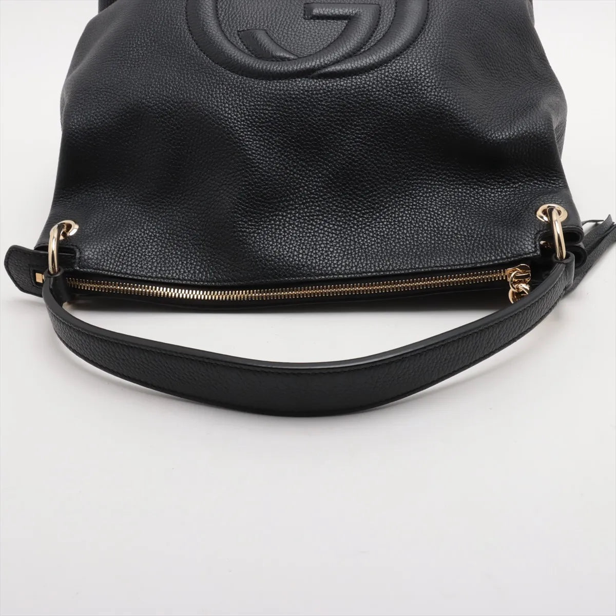 Gucci Soho Leather 2 Way Handbag Black
