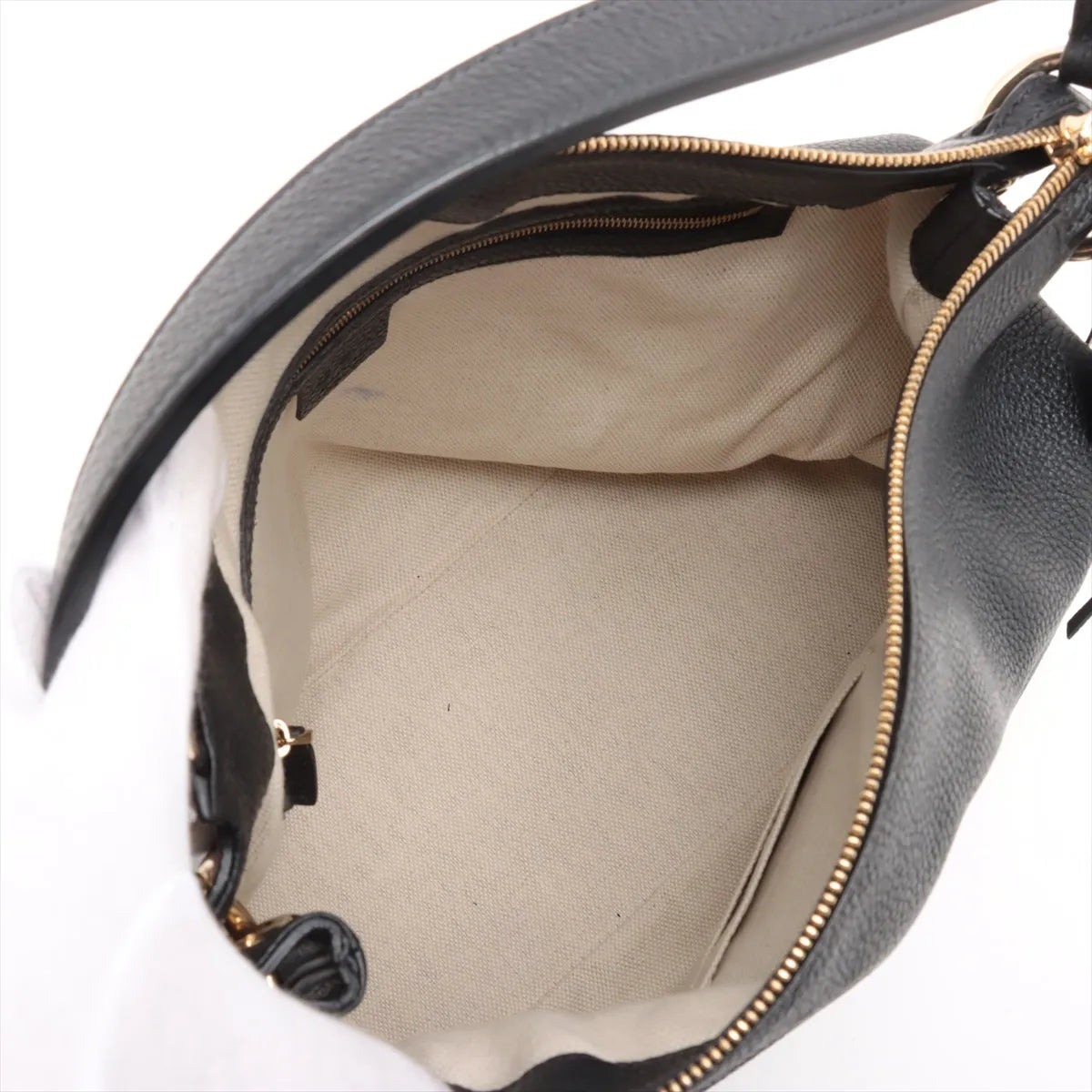 Gucci Soho Leather 2 Way Handbag Black