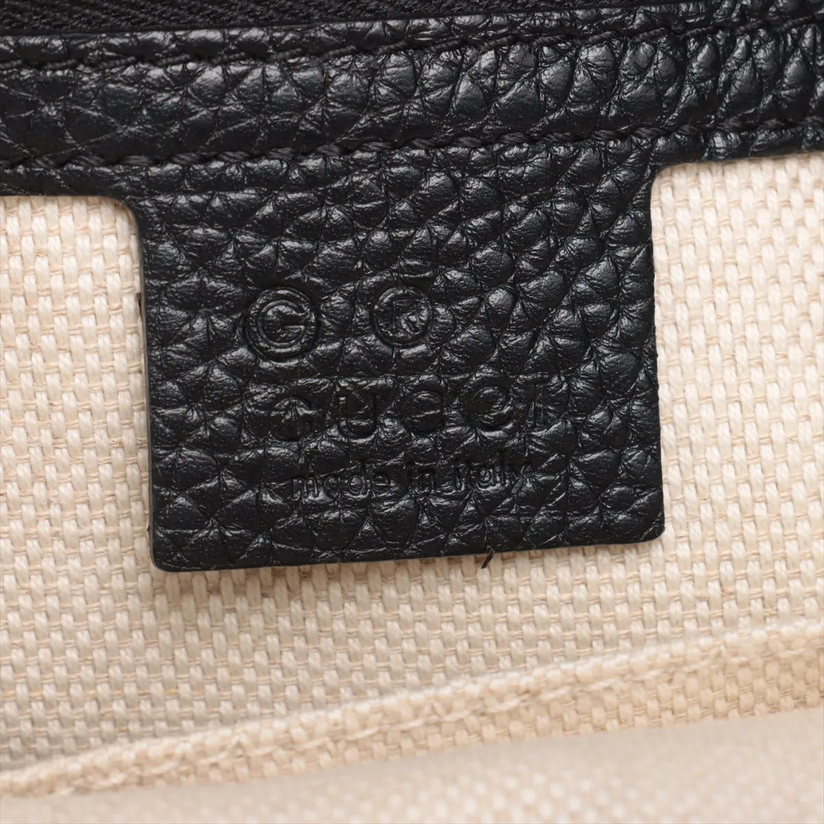 Gucci Soho Leather 2 Way Handbag Black