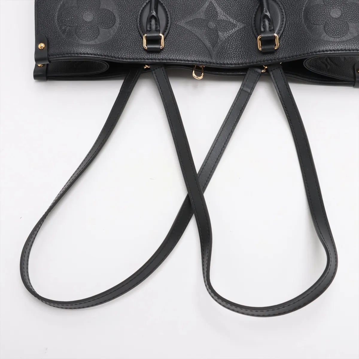 Louis Vuitton monogram empreinte On the Go GM M44925 Black