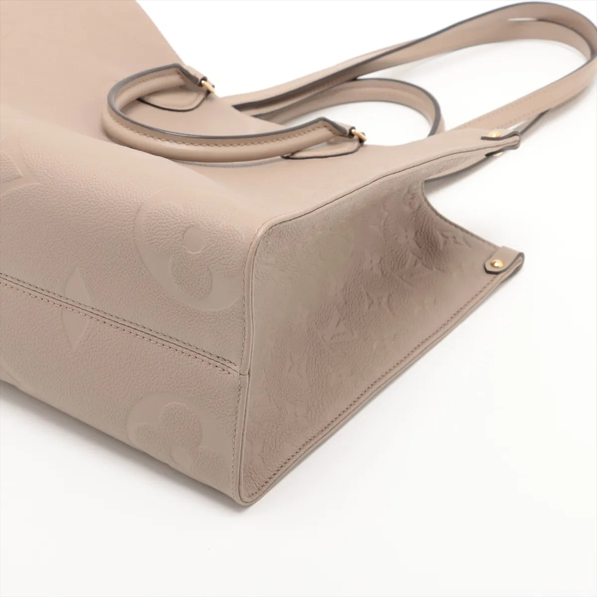 Louis Vuitton monogram empreinte On the Go MM M45607 Beige