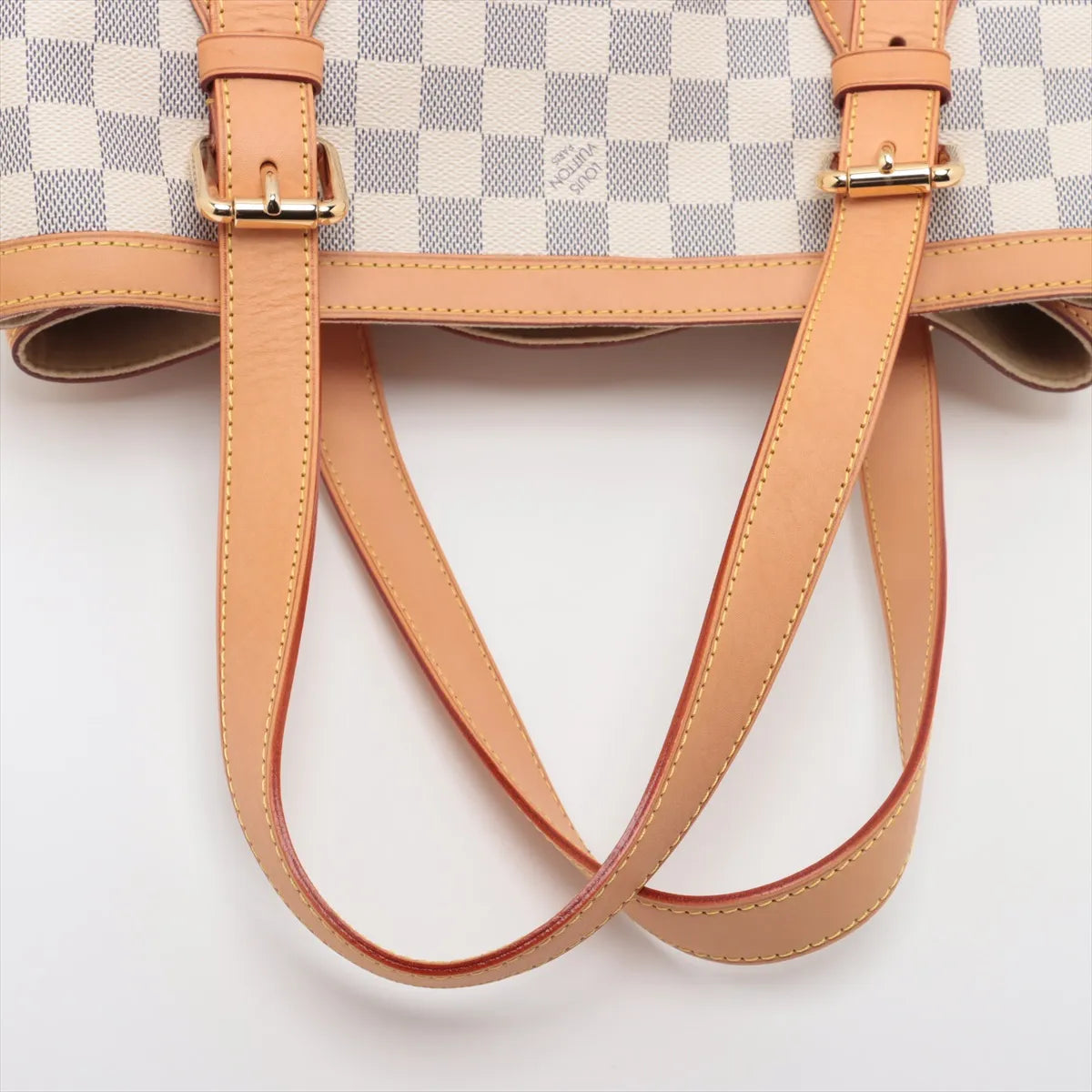 Louis Vuitton Damier Azul Hampstead MM N51206 CA4027 White