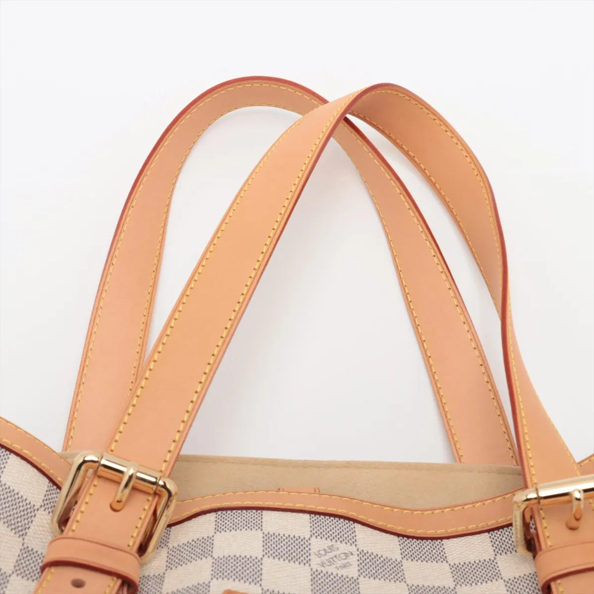 Louis Vuitton Damier Azul Hampstead MM N51206 CA4027 White