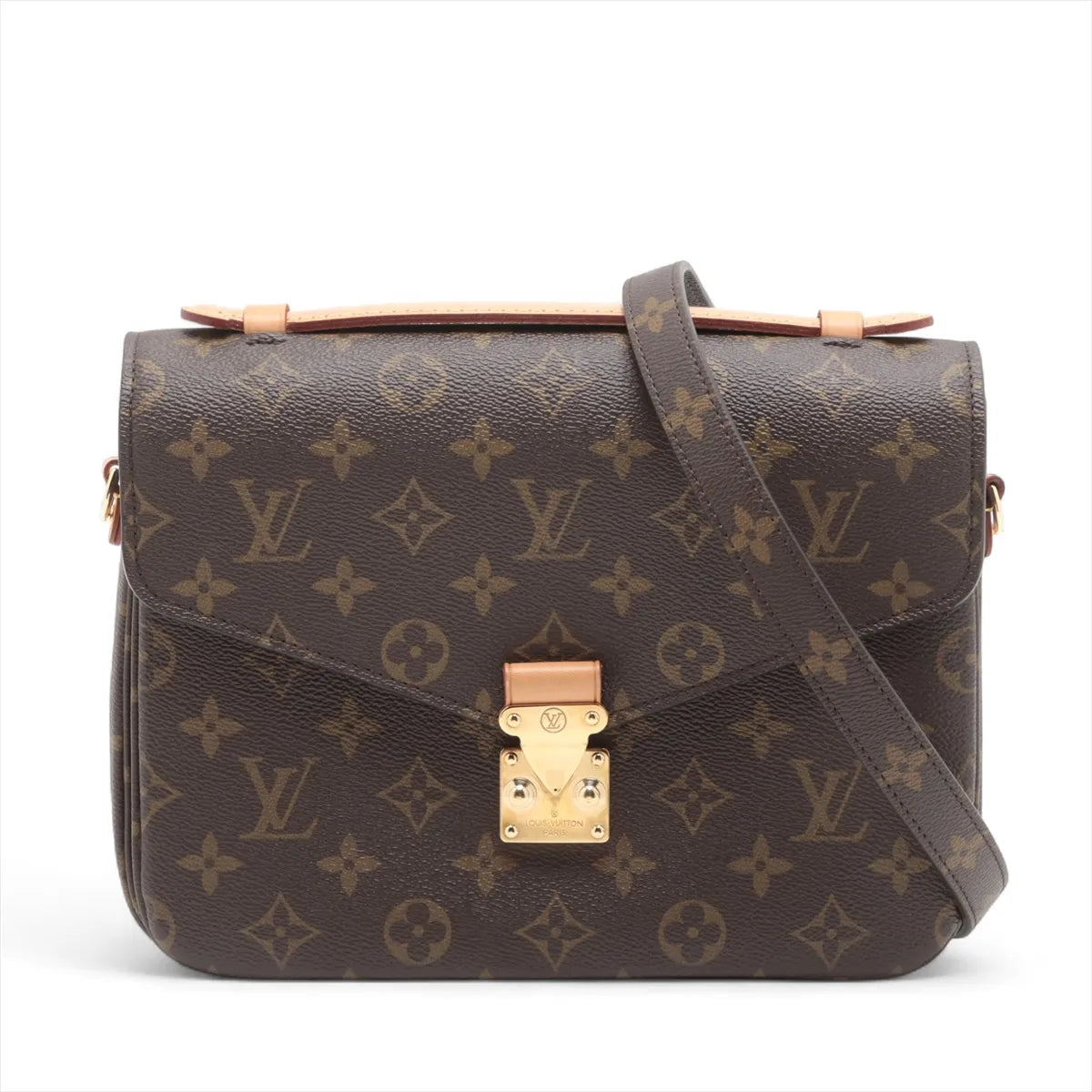 Louis Vuitton Monogram Pochette Metis MM M44875 Brown