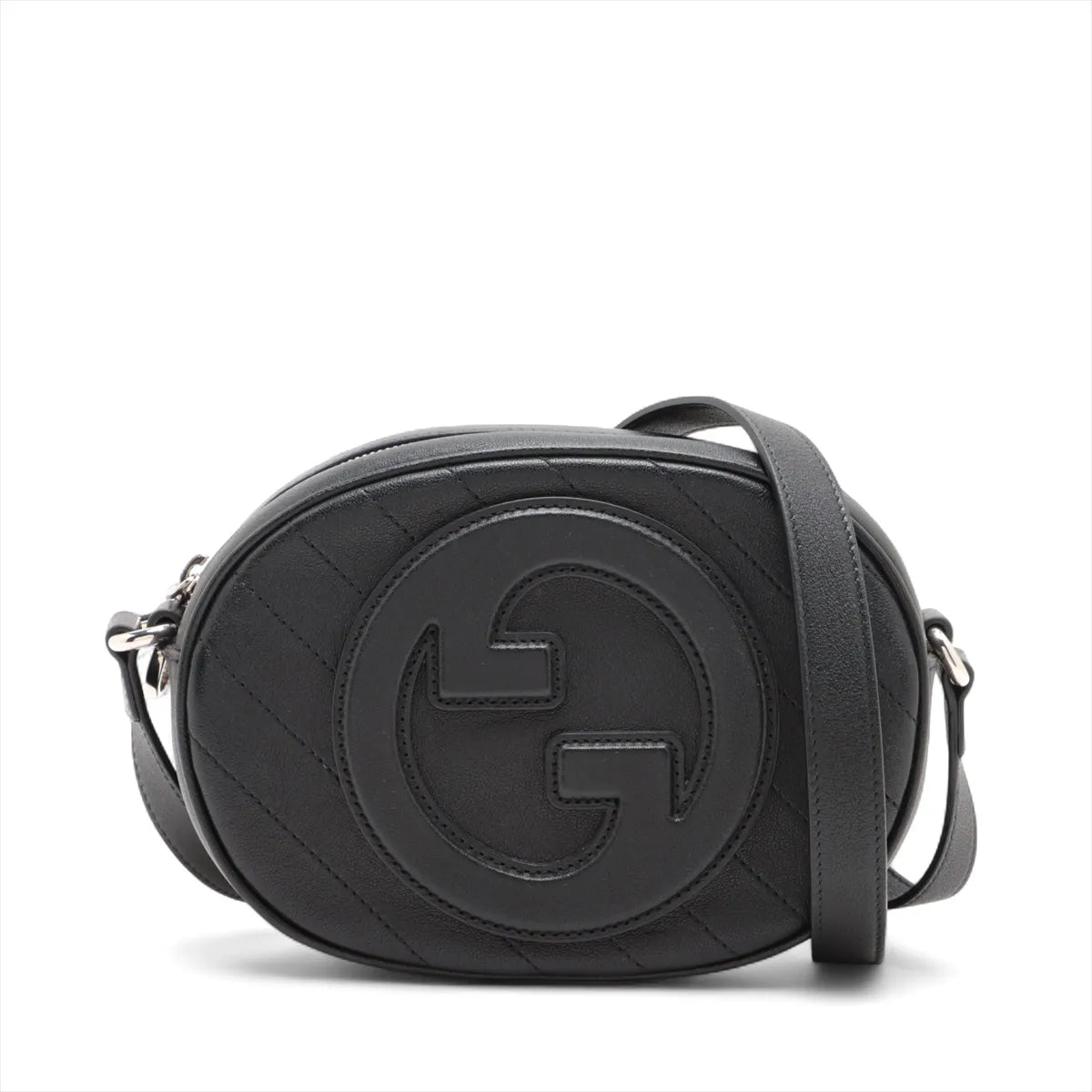 Gucci Blondie Leather Shoulder bag Black 760175