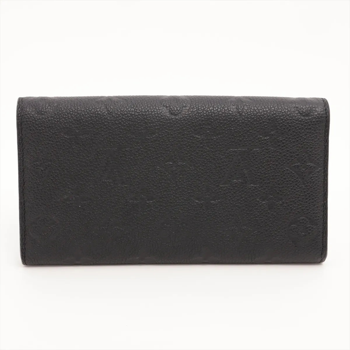 Louis Vuitton monogram empreinte Portefeuille Sarah M82257 Noir Long Wallet