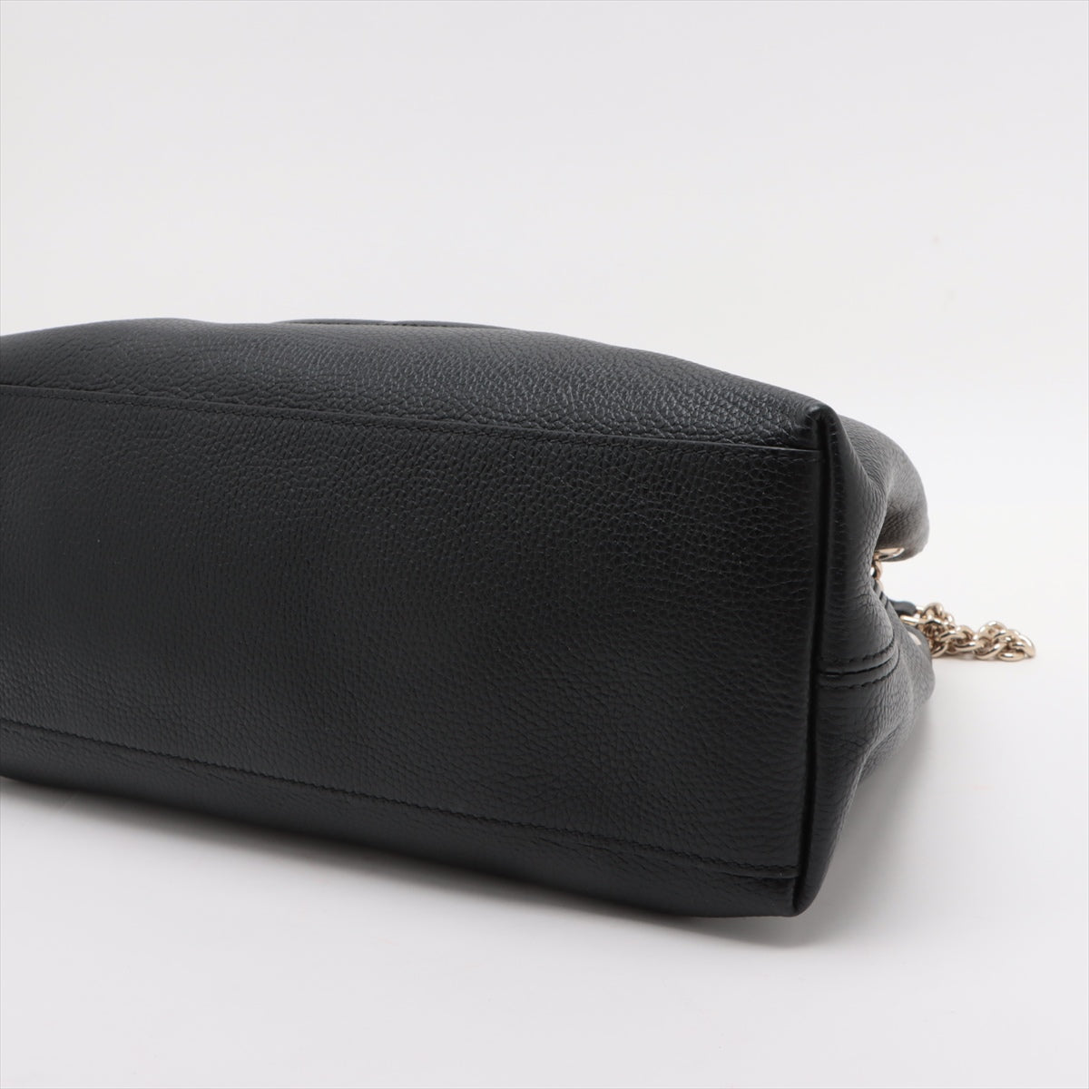 Gucci Soho Leather Chain Shoulder Bag Black