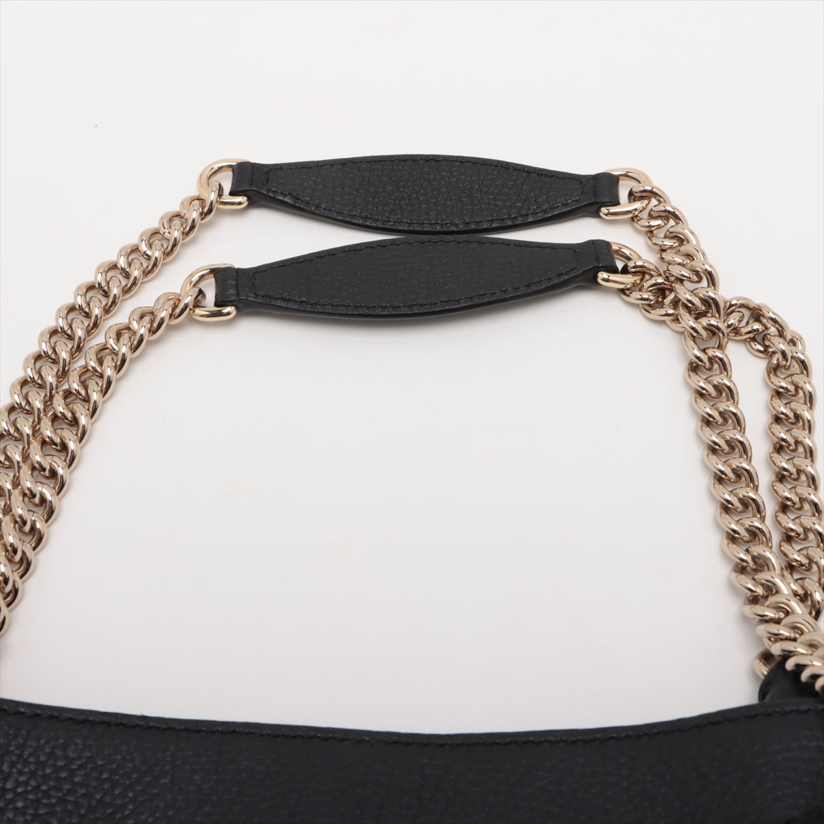 Gucci Soho Leather Chain Shoulder Bag Black