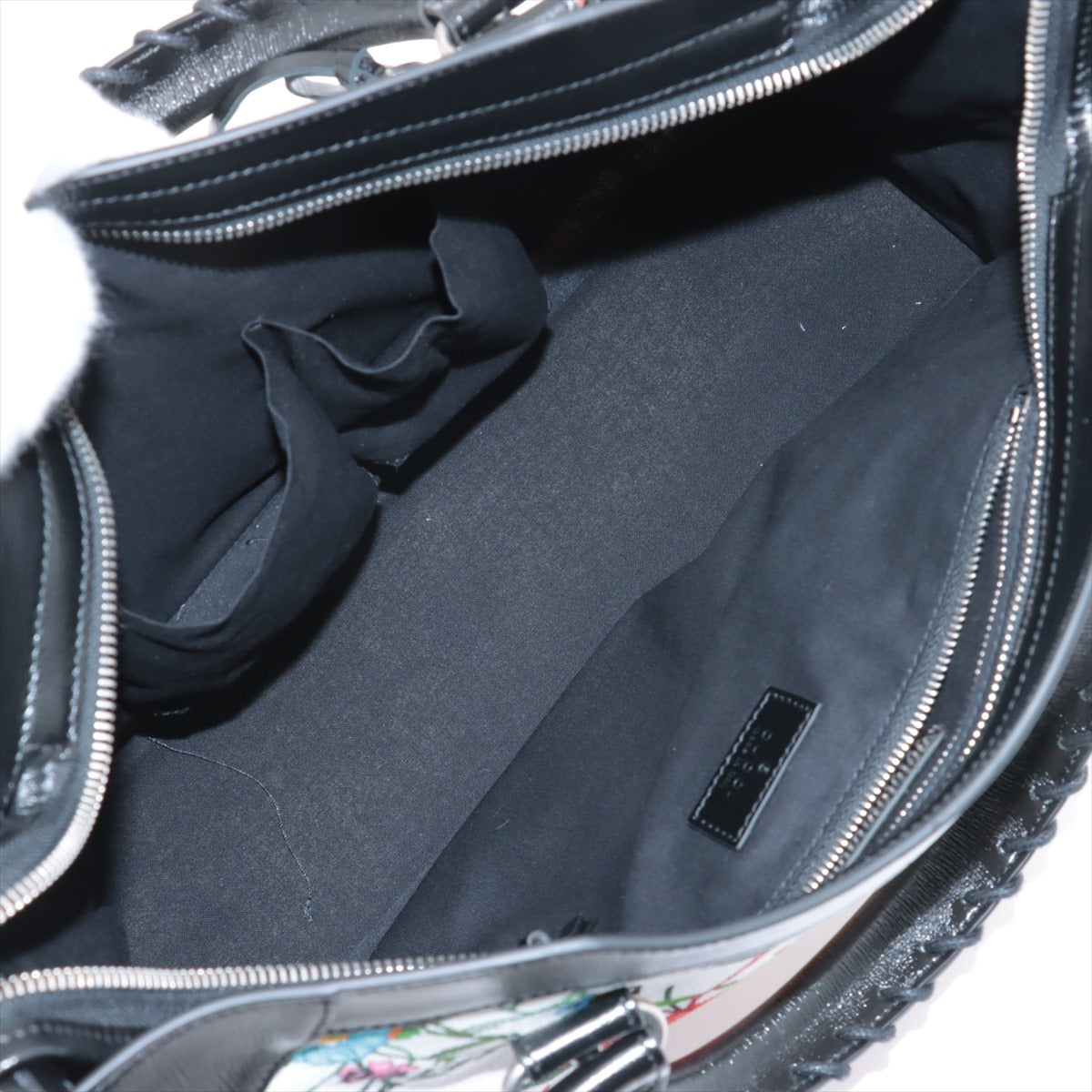 Gucci x Balenciaga GG flora The hackers projects Canvas & Leather 2 Way Handbag