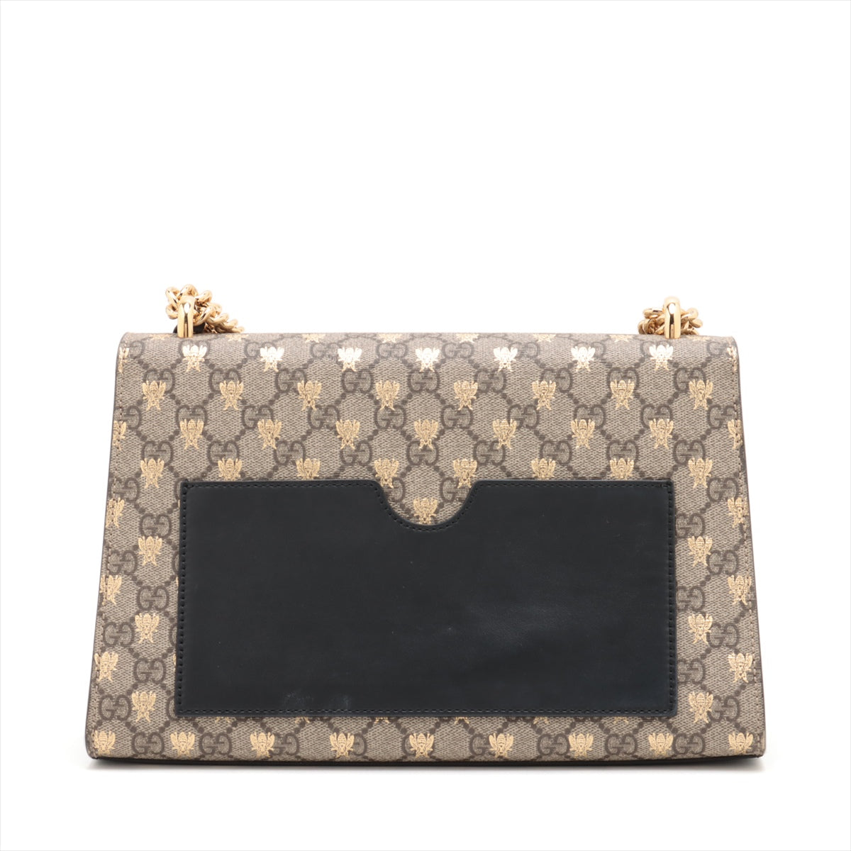 Gucci GG Supreme PVC & leather Chain Shoulder Bag