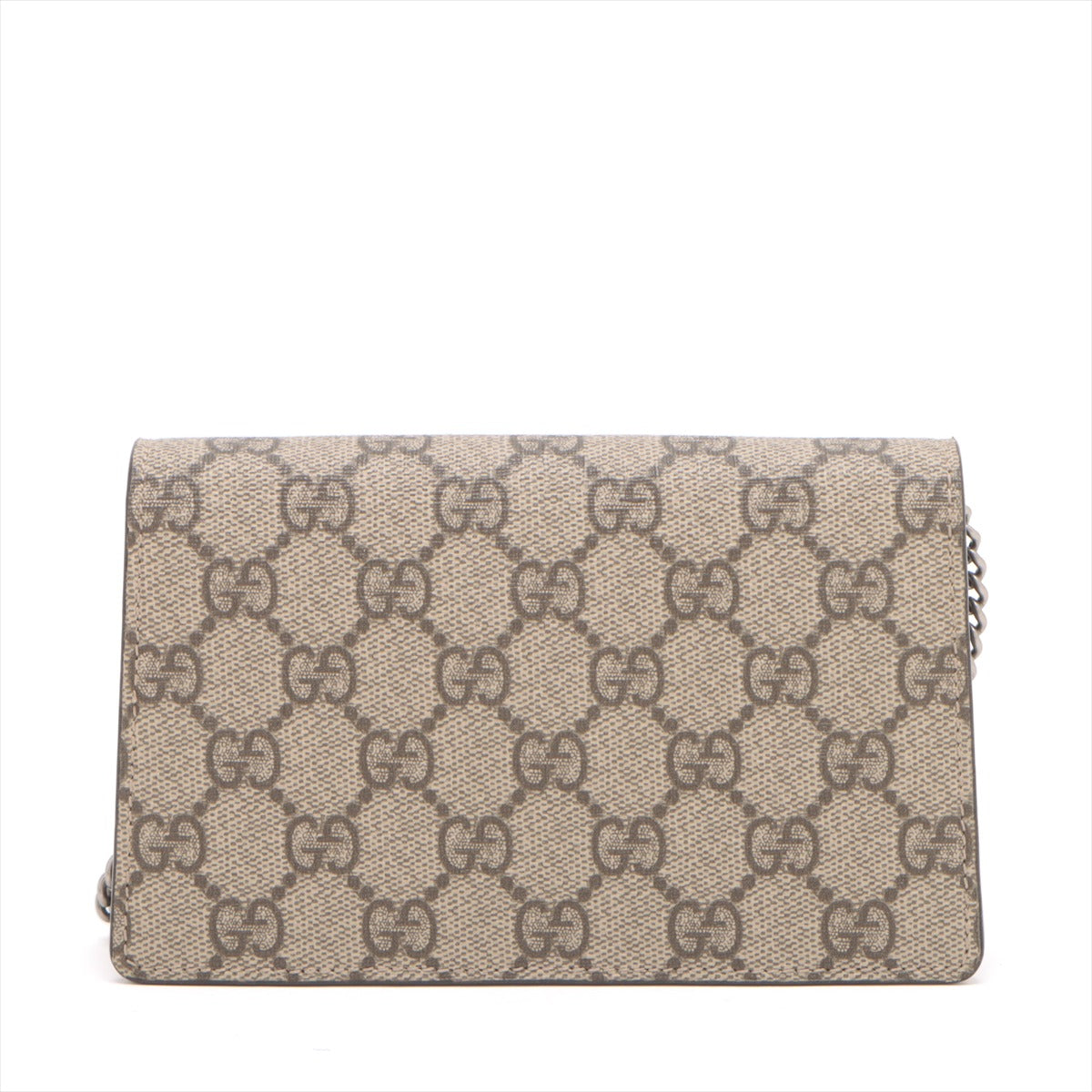 Gucci GG Supreme Dionysus PVC x suede Chain Shoulder Bag Beige 476432