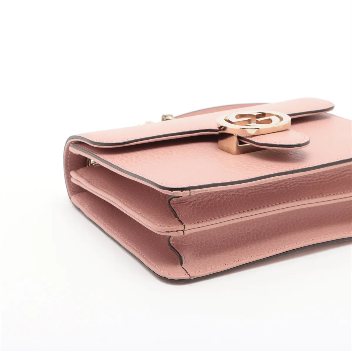 Gucci Interlocking G Leather Chain Shoulder Bag