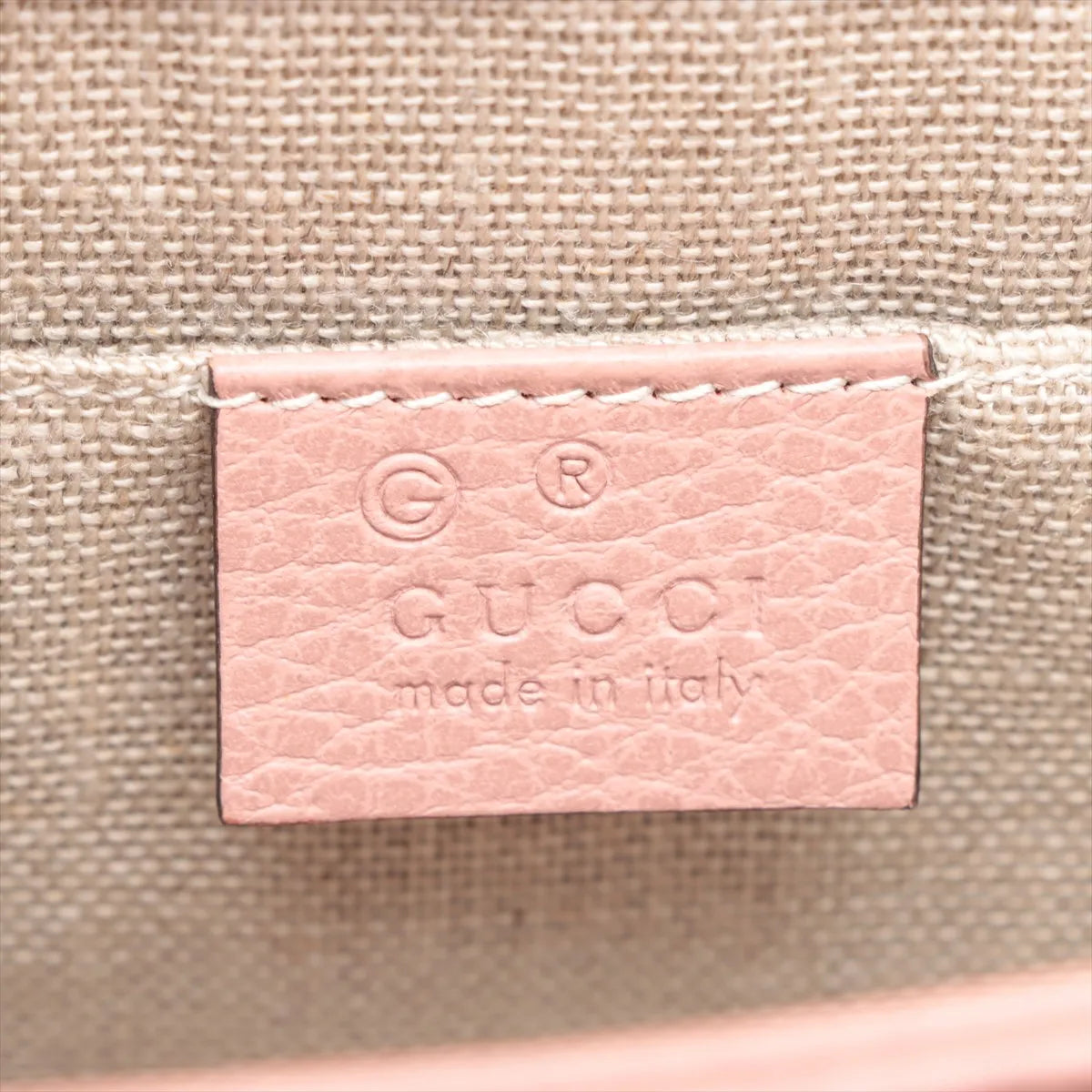 Gucci Interlocking G Leather Chain Shoulder Bag