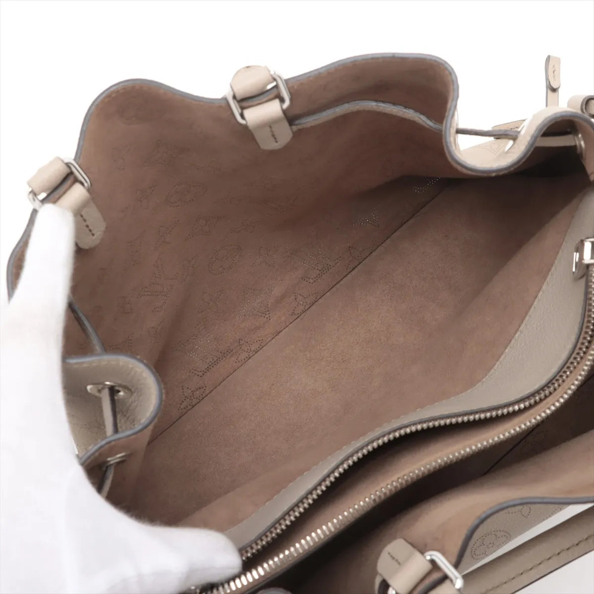 Louis Vuitton Mahina Bella Tote Bag M59201 Beige
