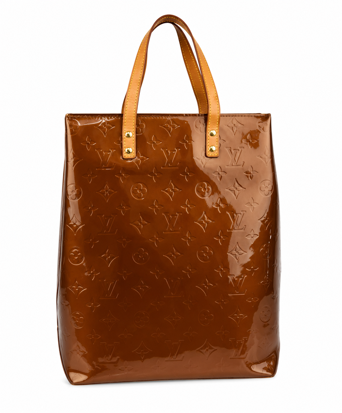 Louis Vuitton Monogram Bronze Vernis Reade MM