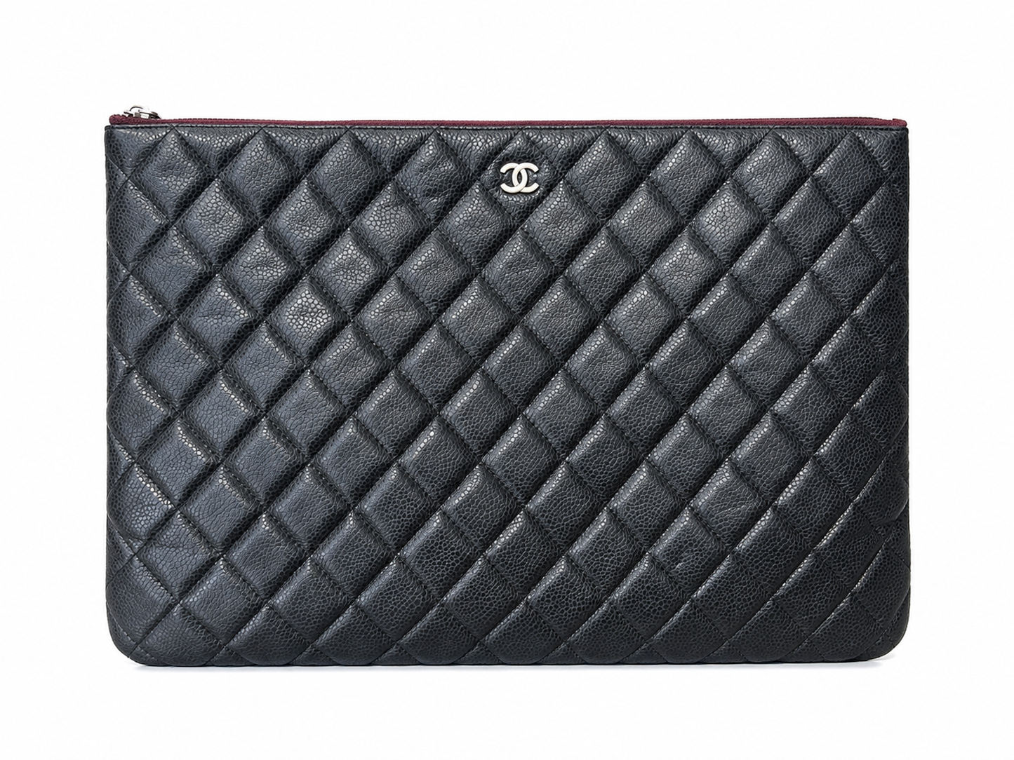 Chanel Black Caviar Pouch Series 21