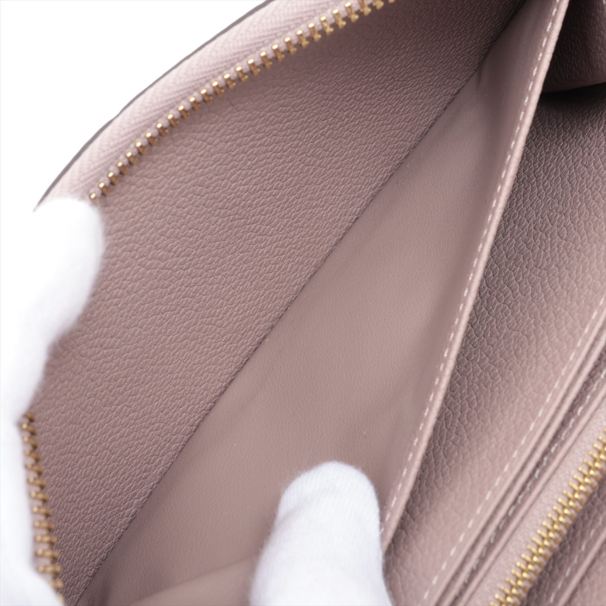 Louis Vuitton monogram empreinte Zippy Wallet