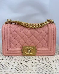 Chanel Small Caviar LeBoy with GHW series 27 year 2019