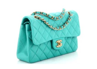 Chanel Classic Double Flap Bag Quilted Lambskin Small