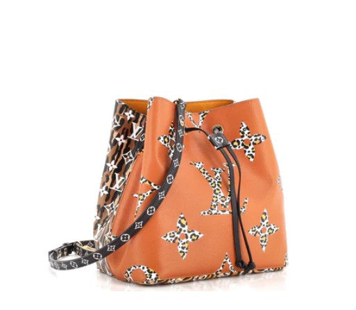 Louis Vuitton NeoNoe Handbag Limited Edition Jungle Monogram Giant