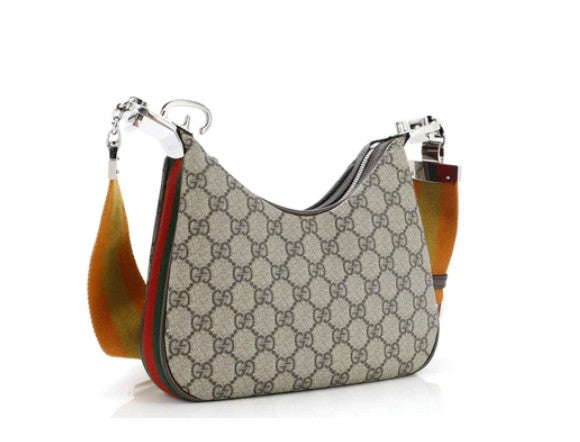 Gucci Attache Shoulder Bag GG Coated Canvas Small