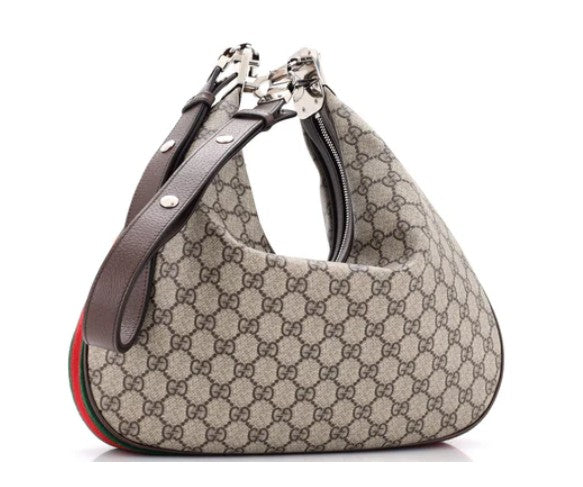 Gucci Attache Shoulder Bag GG Coated Canvas Medium