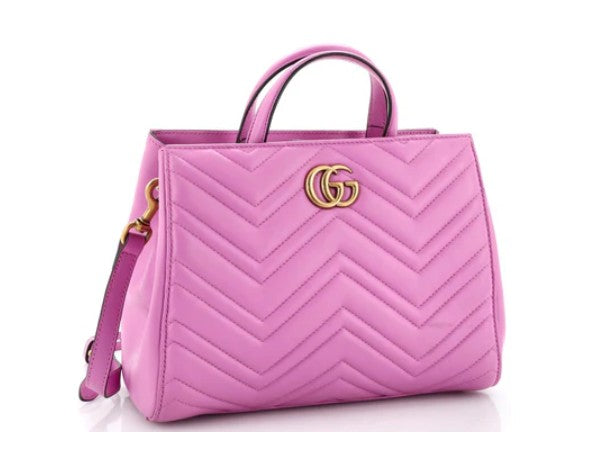 Gucci GG Marmont Tote Matelasse Leather Small